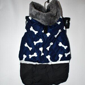 JoyDaog Fleece Collar Reversible Dog Coat for Small Dogs MEDIUM NWT Brand: JoyDa